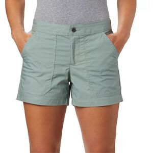 NWOT Columbia “Light Lichen” Green Longer Days Shorts Women's Size 12